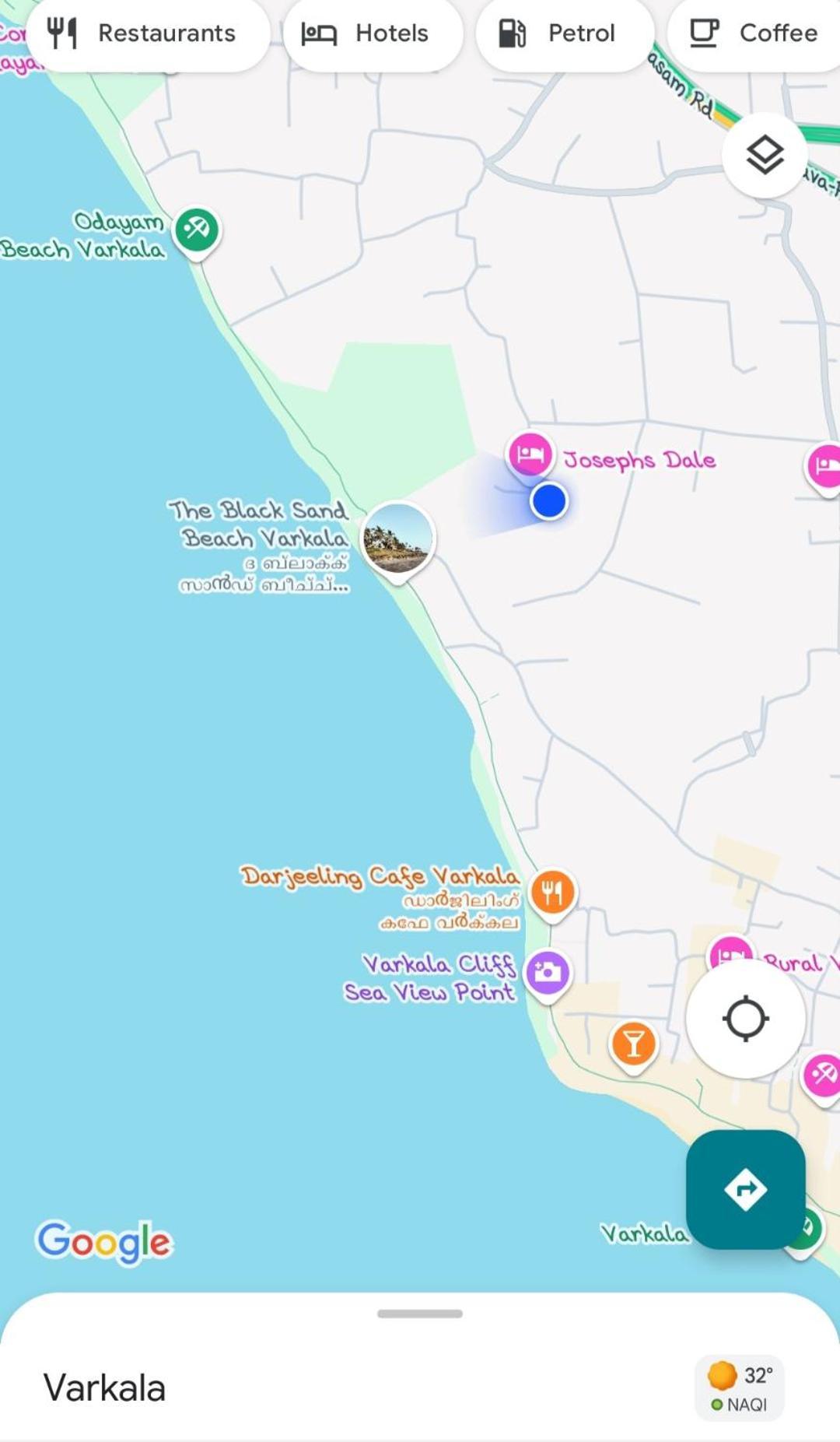 Joseph Dale Homestay Varkala Dış mekan fotoğraf